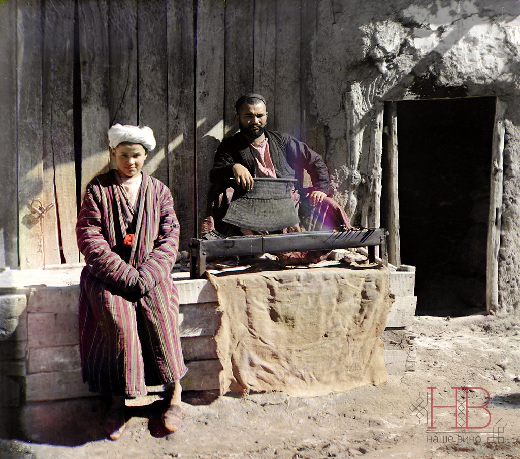 Шашлычная в Самарканде. Фото Прокудина-Горского 1911 г.