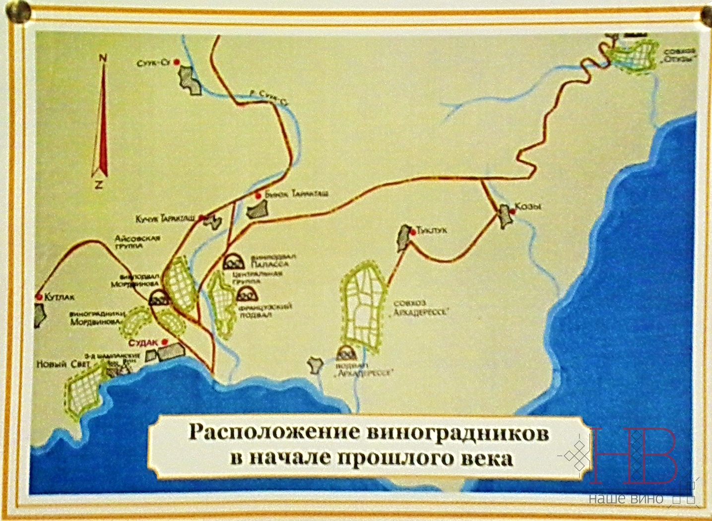 Карта из музея Нового Света