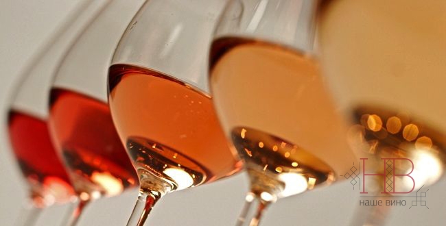 Оттенков розовых вин - десятки